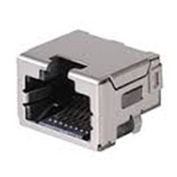 Modular Jack, Single Port, Low Profile, Mid Mount, Shielded, No LED, 4.50mm Offset