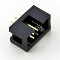 Shrouded Header / Box Header, 2.54mm Pitch, Vertical / Reflow Compatible