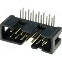 Shrouded Header / Box Header, 2.54mm Pitch, Right Angle / Reflow Compatible