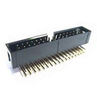 Shrouded Header / Box Header, 2.00mm Pitch, Right Angle, Thru Hole