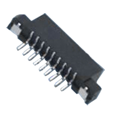 Flexible Cable Connector, 1.0mm Pitch, Surface Mount, LIF, Side Entry, with Solder Ears