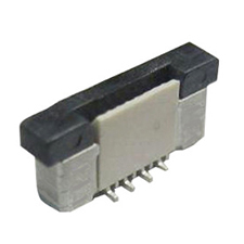 Flexible Cable Connector, 1.0mm Pitch, Top Entry, ZIF, Surface Mount