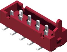 Micro-Match Miniature Connector, PCB Header, Top Entry, Surface Mount with Polarization