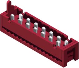 Micro-Match Miniature Connector, Cable Attached DIP Plug