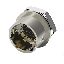 Circular Quick Lock Connector (Push / Pull Type), Size 13, Plug, PCB Mount Termination