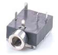 Audio Jack, 3.5mm; Right Angle ;11.5 mm Width, 6.0mm Height, 14 mm  Length;Thru Hole ; Non Threaded Bushings