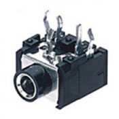 Stereo, Earphone, Audio Jack, 3.5mm, Thru Hole, Body Width (12.0mm), Short Body (11.5mm), Non Threaded,w/ Inner Metal Ring