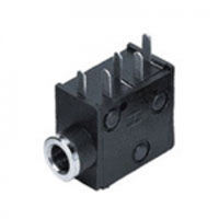 Stereo, Earphone, Audio Jack, 3.5mm, Thru Hole, Body Width (8.1mm), High Profile, Semi Plastic Bushing