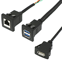 HDMI Keystone Jack Insert with Pigtail Cable