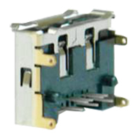 External SATA Connector, 7 Position, Right Angle, Standard, Thru Hole