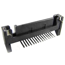 Serial ATA Connector, 15 Position Male, Right Angle, Thru Hole Mount